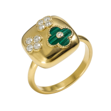Каблучка «Монако» з камінням (арт. К1457-02)