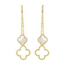 Сережки «Мить» з камінням (арт. С1108-01)