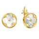 Сережки «Поцілунок» з камінням (арт. С1213-01)