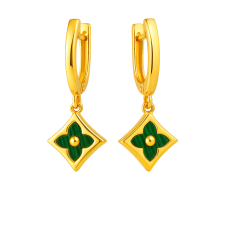 Сережки «Гармонія» з камінням (арт. С1315-01)