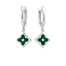 Сережки «Безтурботність» з камінням (арт. С1315-02)