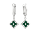 Сережки «Безтурботність» з камінням (арт. С1315-02)