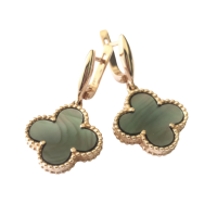 Сережки «Сніг» з камінням (арт. С0361-01)