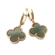 Сережки «Сніг» з камінням (арт. С0361-01)