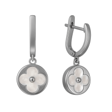 Сережки «Октава» з камінням (арт. С1348-02)