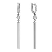 Сережки «Дотик» з камінням (арт. С1224-02)