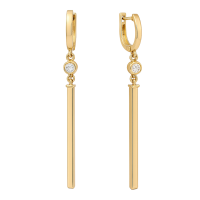 Сережки «Зустріч» з камінням (арт. С1224-01)