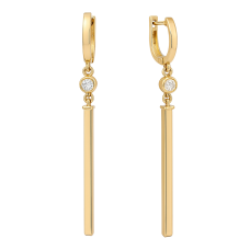Сережки «Зустріч» з камінням (арт. С1224-01)