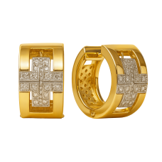 Сережки «Крига» з камінням (арт. С0211-02)