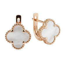 Сережки «Побачення» з камінням (арт. С1225-01)